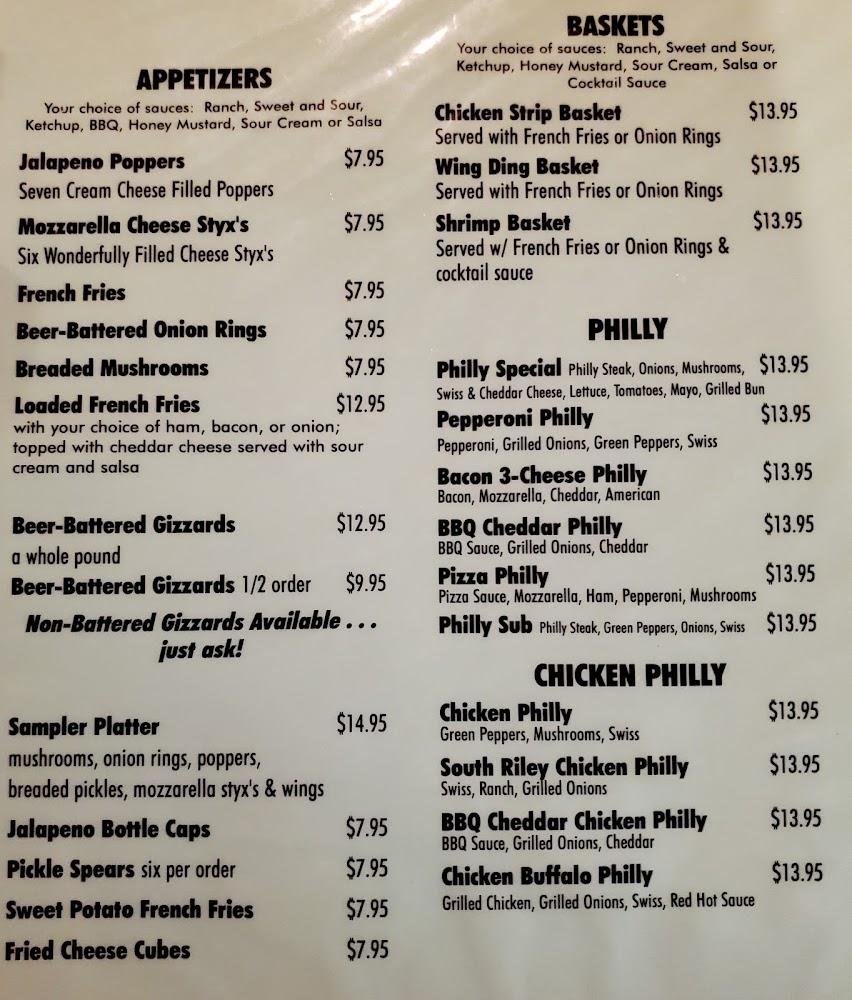 South Riley Grocery, Tavern & Grill Menu image 4